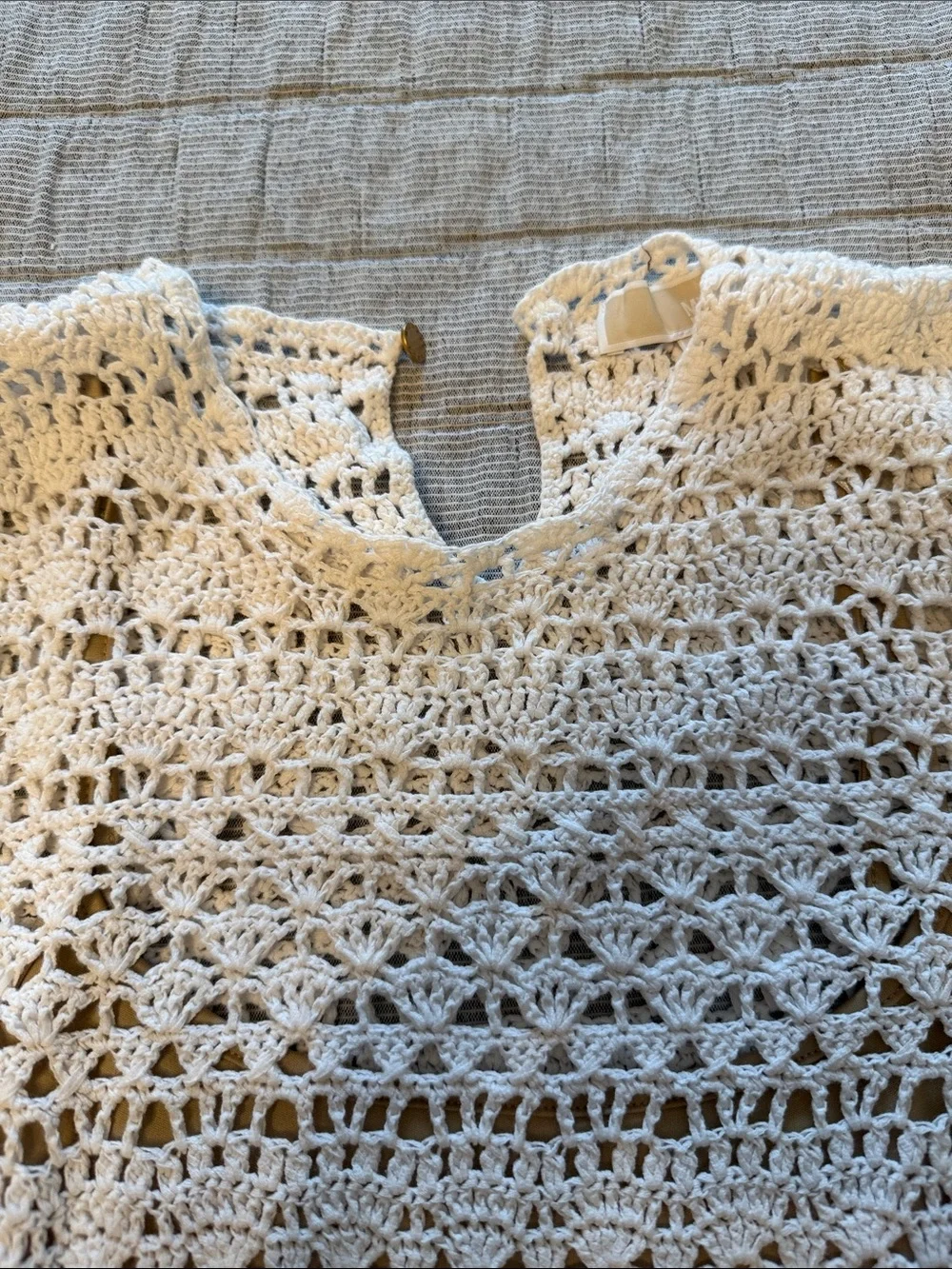 Michael Kors Crochet Dress with Slip